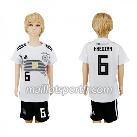 Maillot de Foot Allemagne Khedira 6 Enfant Domicile Coupe du monde 2018 Maillot de Foot Allemagne Khedira 6 Enfant Domicile Coupe du monde 2018